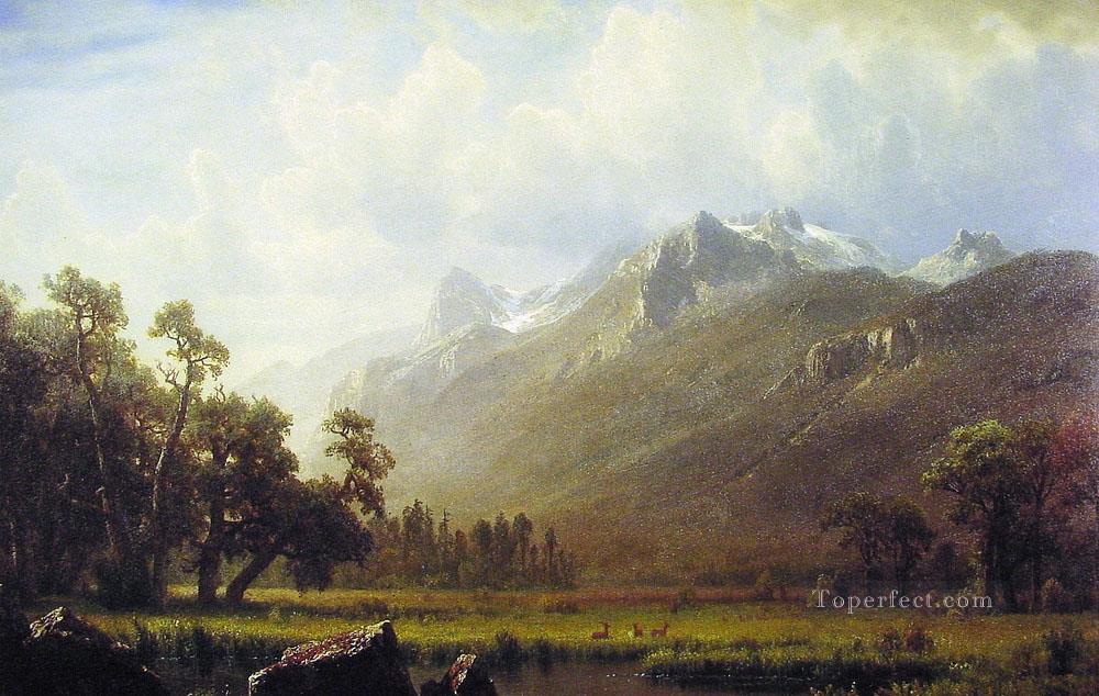 The Sierras near Lake Tahoe Albert Bierstadt Oil Paintings